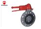 Light Weight Fire Fighting Valves , Plastic Butterfly Valve 300PSI Pressure
